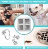 Shower Drain Cover Disposable Hair Catcher Mesh Stickers Easy to Install Clean Suit For Bathtub Kitchen Sink For Human Pet Hair