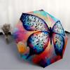 1pc Music Butterfly Automatic Folding Umbrella - Compact 8-Rib Design, Durable Plastic & Iron, Lightweight for Outdoor Daily Use111