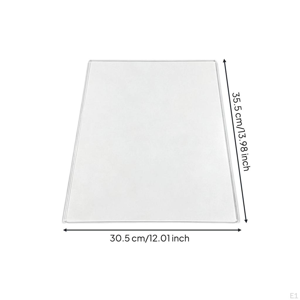 Plaque d'impression en gel Réutilisable Monoprintage Transparente pour Artistes, Artisans, Projets Artistiques,