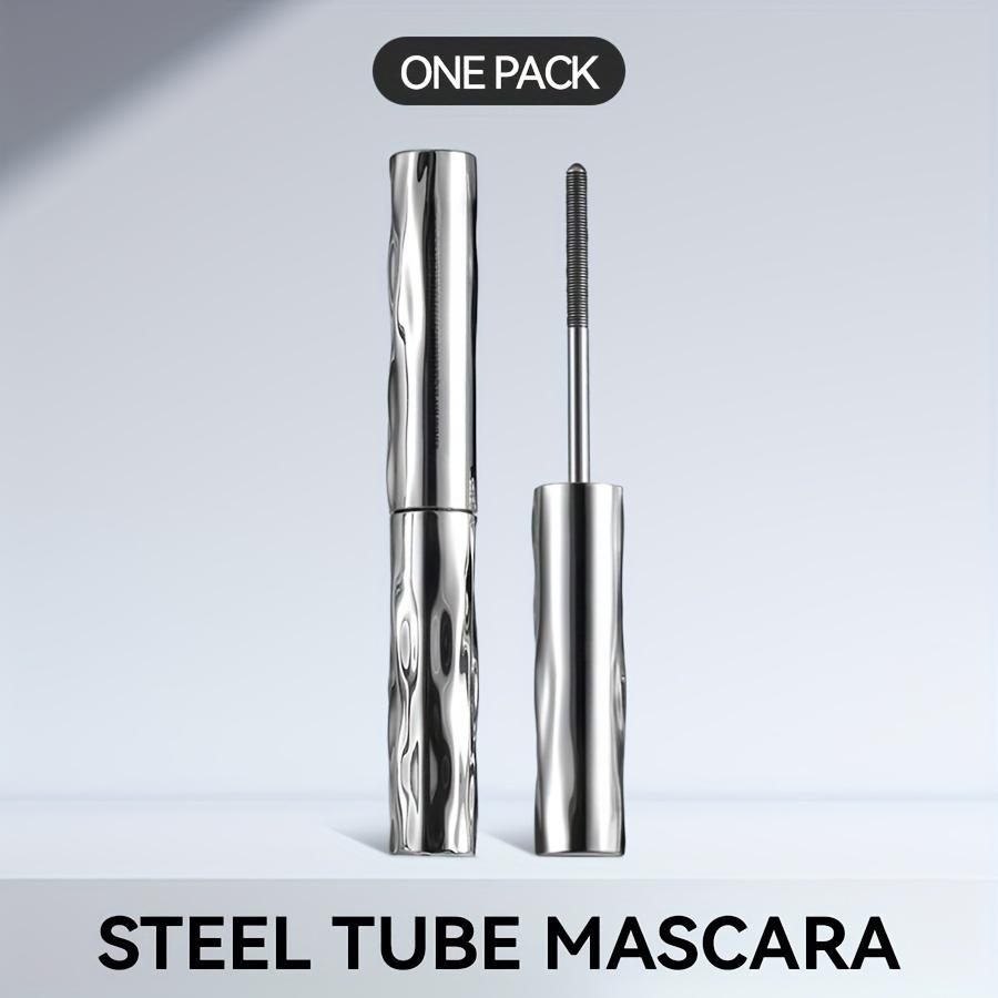 1 buc/2 buc tub special din oțel spiralat material cap de perie mascara pentru aplicare ușoară a machiajului, rezistență la apă 24 de ore și efect de machiaj curbat