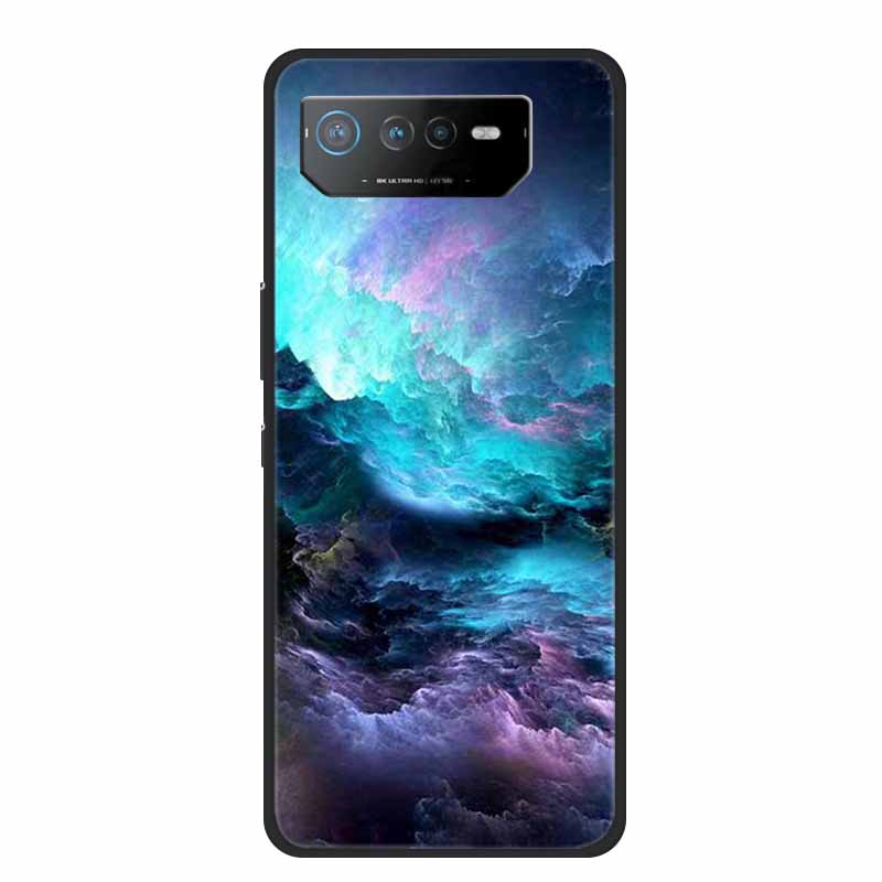 Phone Case For Asus ROG Phone 6D Ultimate Back Cover Case Black TPU Silicone Soft Coque For Asus ROG Phone 6 Pro Case Phone6 Pro
