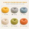 Soft Round Floor Pillow Thick Cushion Pad Supportive Meditation Pillow  Zen Home Decor