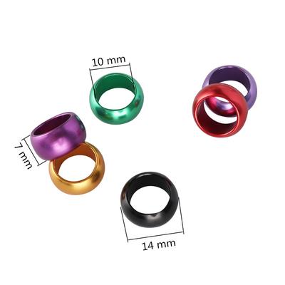 30 Stück Taubenfußring Perlenlaterne Aluminiumring Innendurchmesser 8/10mm Papagei Außenflugtraining Markierungsring Vogelzubehör