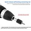 Magnetic Screwdriver Hex Adapter Quick Release Drill Bit Change Extension Set Batch Extender Self-lock Bar Chuck Nut Screw Tool