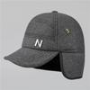 Middle-aged Hat Men's Winter Hat Woolen Ear Hat Hat Winter Thickened Warm Baseball Cap Cotton Cap