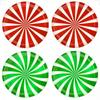 Festive Christmas Candy Cartoon Stickers for Home and Wall Decor