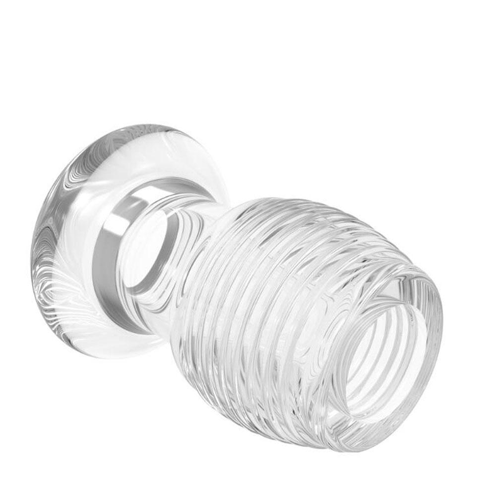 Hollow Vaginal Speculum Peeking Anal Butt Plug Vagina Expander Tunnel Transparent Anus Dilation Dilator Enema Sex Toys for Adult Women Gay Men