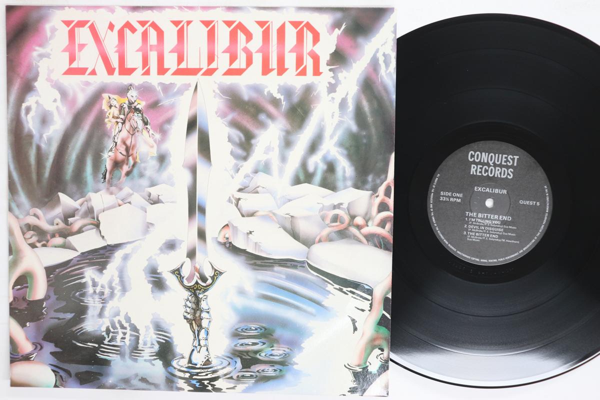 

12inch Record EXCALIBUR Bitter End QUEST5 CONQUEST 1985 UK Metal Used