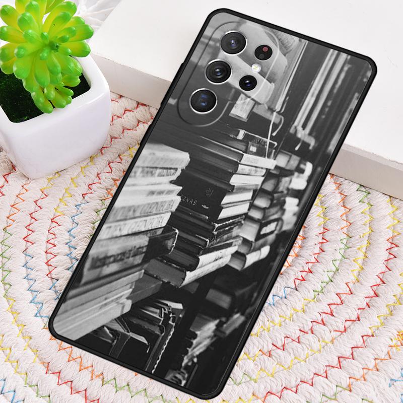Library Bookish Silicone Phone Case For Samsung Galaxy Note 10 Pro S26 S25 S24 S23 S22 S21 Plus S25Ultra Capa Cover