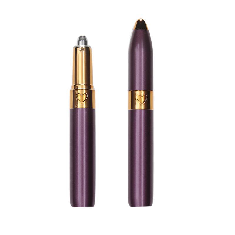 Rechargeable Wireless Electric Eyebrow Trimmer - Portable Stainless Steel Design