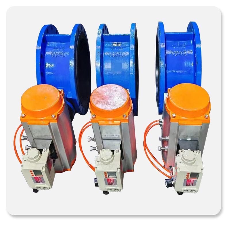 Explosion-Proof Pneumatic Butterfly Valve D671X-16Q: Ductile Iron, Wafer Type for Steam Pipeline Shut-off