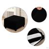 1pc Stretch Ottoman Covers Jacquard Slipcover Footstool Footrest Cover Removable Furniture