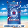 Beach Towel Custom Name Text, Quick Dry Large Towel For Beach HomeRangers FC