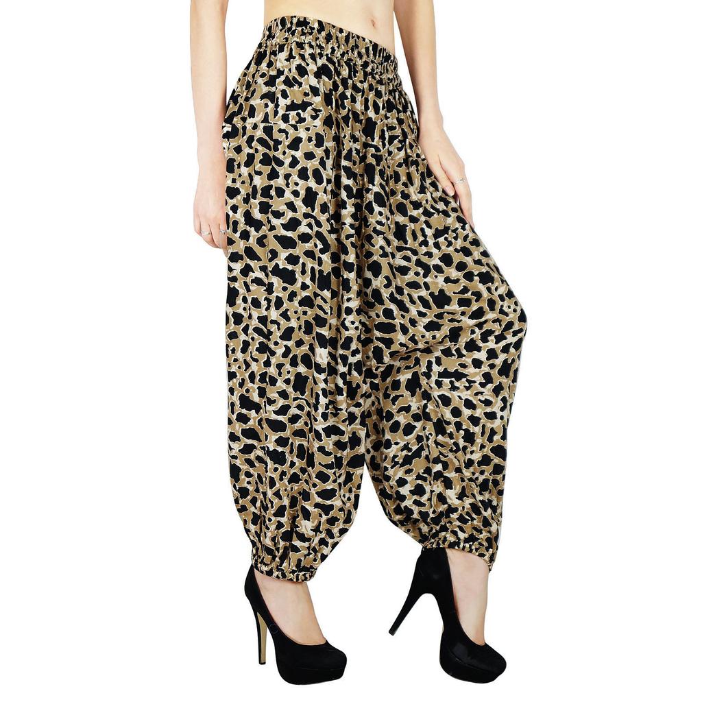 Phagun Rayon Printed Harem Indian Pants Casual Hippie Baggy Women