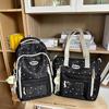 Schoolbag High value schoolbag Women's large capacity backpack Fashion new small fresh versatile backpack Pain bag Durable tutoring bag