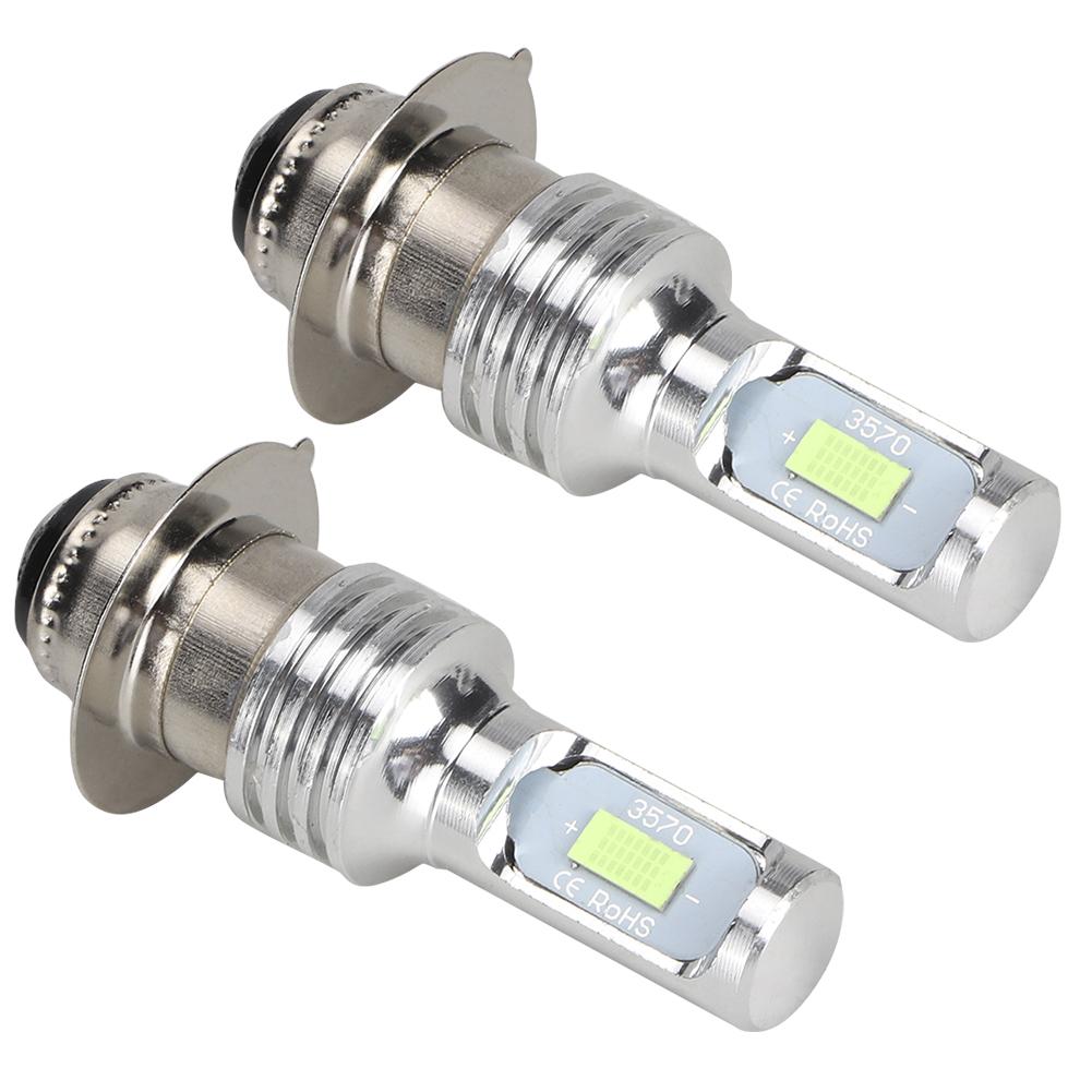 2Pcs H6 PISD 80W 8000K LED Fog Light Bulb Lamp Ice Blue12 24V Universal