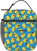 Yellow Rubber Duck Retro 80s 90s Insulated Lunch Bag Portable Lunch Box Reusable Totes For Women Men Picnic Beach Fishing Work