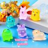 10/20Pcs Luminous Mini Resin Capybara Glow In The Dark Capybara Tiny Figures Cute Animal Statues For Diy Fairy Garden