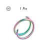 Double Hoop Nose Ring Stainless Steel for Single Piercing, Snug Spiral Nose Ring 20G 8/10mm Thin Nose Rings Piercing Jewelry