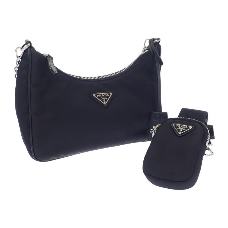 

PRADA 1BH204 2WAY bag black Nylon Women