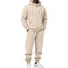Men's Casual Athletic Track Suit 2 Piece with Hooded Jacket and Jogger Pants, Loose Fit for Fall Winter