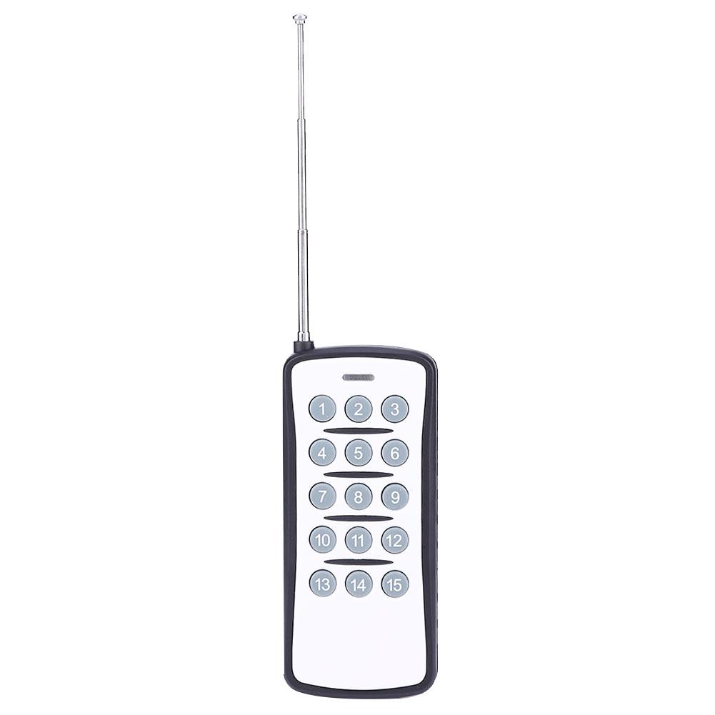 Kablosuz Uzaktan Kumanda Anahtar Verici DC12V 15 Kanal Röle Alıcı Kartı
