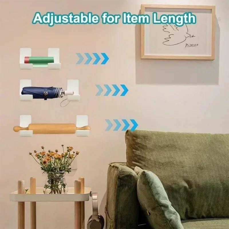 20/2 szt. Uchwyty na worki na śmieci do montażu na ścianie Plastikowe Poli Hak na worek na odpady Łazienka Dozownik Kuchenny Stojak do przechowywania rolki folii do świeżości