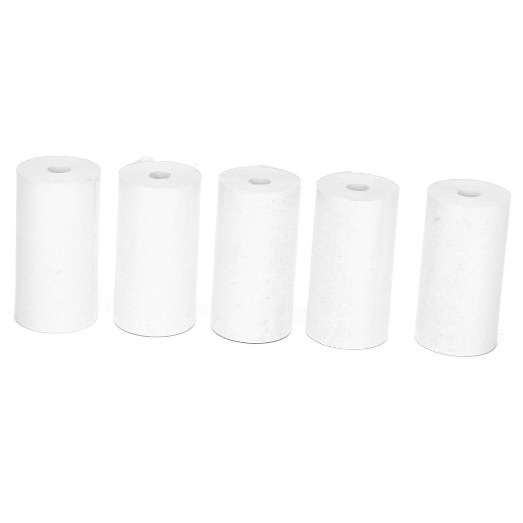 5 Rollen Thermodruckpapier 57x30mm Klar Glatt Staubdicht Klein Leicht Kassenbon Thermo