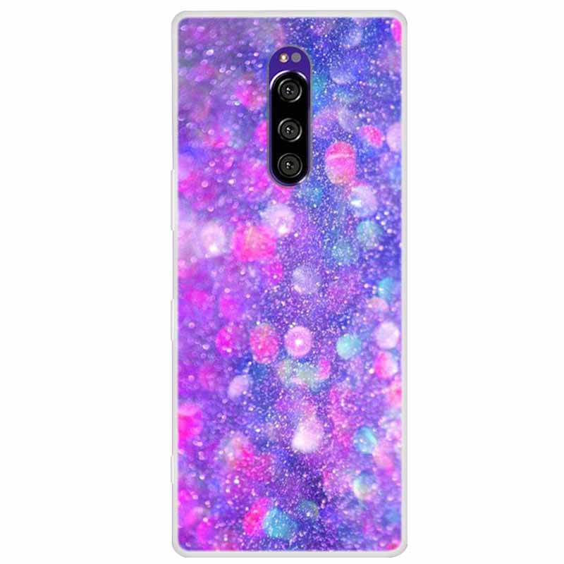 For Sony Xperia 1 Case Luxury Animals Transparent Cover for Sony Xperia1 XZ4 SO-03L SOV40 J8110 J9150 J8170 Phone Shells Covers