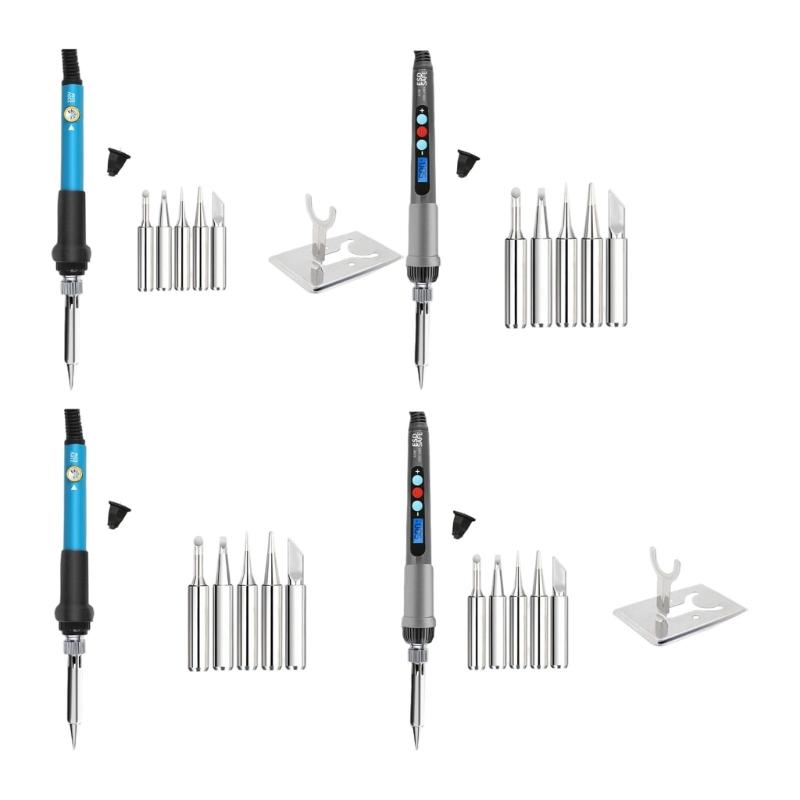 60W Digital Display Soldering Iron Soldering Tool Adjustable Temperature Accessories Available Home Repair 180-500℃