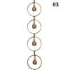 Kettle Metal Wind Chimes Butterfly Love for Garden Courtyard Decoration Wind Chimes Rain Chain Ramadan Festival Valentine's Day