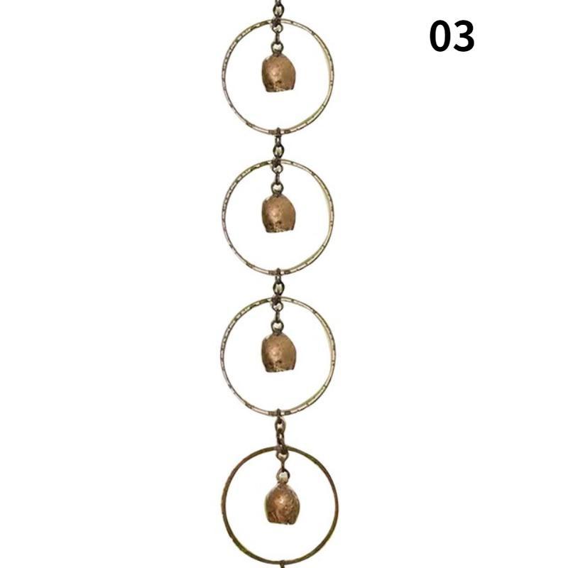 Kettle Metal Wind Chimes Butterfly Love for Garden Courtyard Decoration Wind Chimes Rain Chain Ramadan Festival Valentine's Day