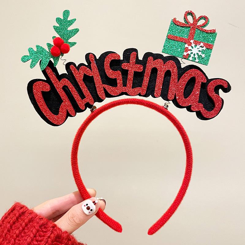 Mori Style Reindeer Antler Headband: Cute Christmas Hair Clip for Women & Kids