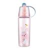 Drinking Cup Large Capacity Portable Cartoon Cool Down Moist Outdoor 600ML Cup Keep Mist Water Water Spray Bottle Supply C0C8