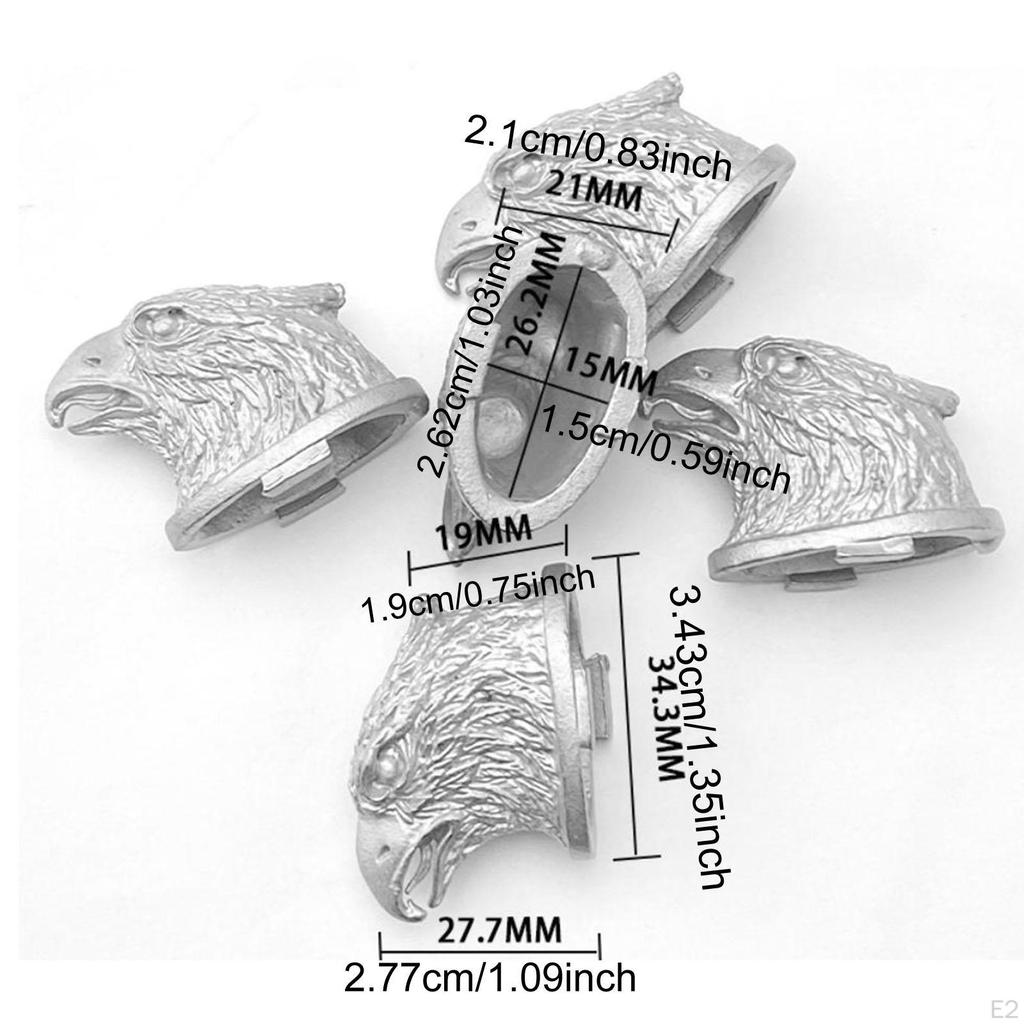 Knife Pommel Sturdy Eagle Head Design DIY Handle Accessory, Making Tool Decor