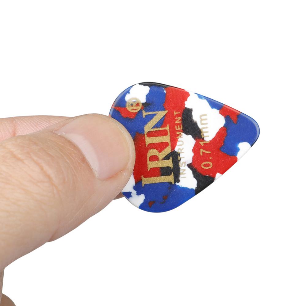 100pcs/lot Guitar Picks 0.71mm Colorful Skidproof Water Droplets Shape Plectrum for Guitar Bass Ukulele