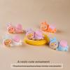 Tide Play Resin Ornament Ornament, Flocking Cute Doll Blind Box Blind Bag Desktop Ornament