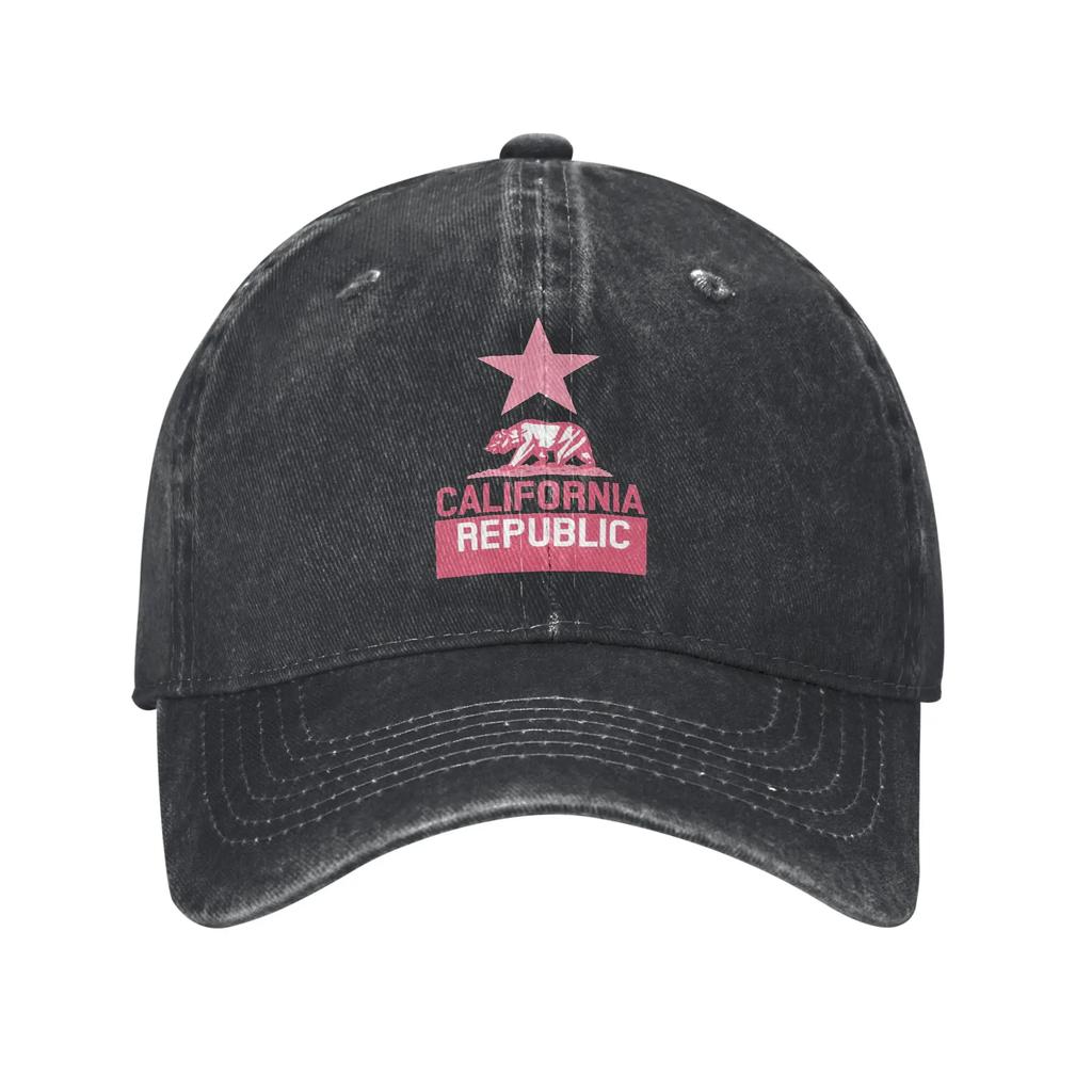 Republic California Merch Czapka z daszkiem Męska Damska Codzienna Czapki Czapka Regulowana Czapka Truckerka