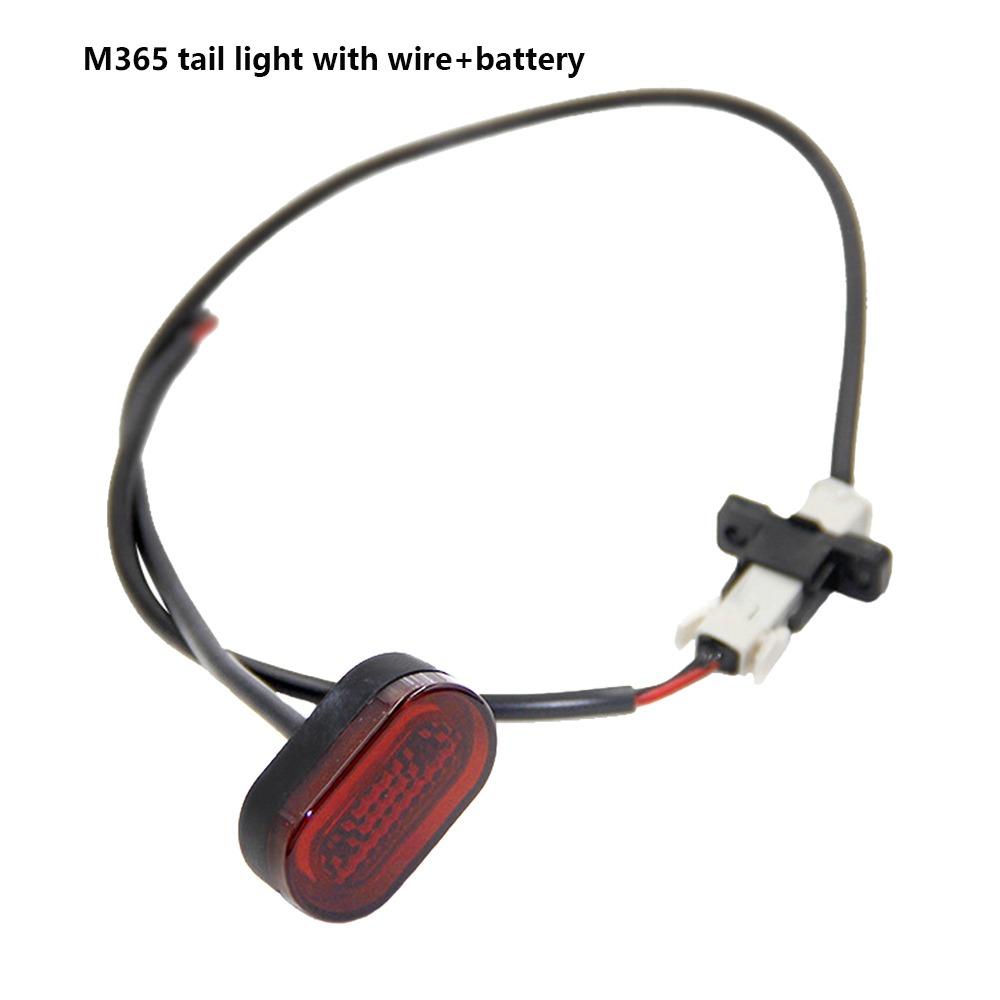 Universal Tail Warning Light Plastic Electric Scooter Rear Mudguard Light for ZT3 G2 G30