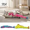 Plush Toys for Cat Lovers Interactive Fish Kicker Toy, Natural Catnip And Crinkle Paper Boredom Buster Cats Filled Durable Toy Anxiety Relief Soothing