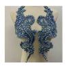 Designer's 3D Lace Floral Crystal Patch Hot-Fix Glass Applique for Tight Dress with Loose Rhinestones