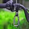 Lockable Handlebar Hook with Carabiner Multifunctional Hanging Strap for Electric Bike Scooter Motorcycle Storage Use