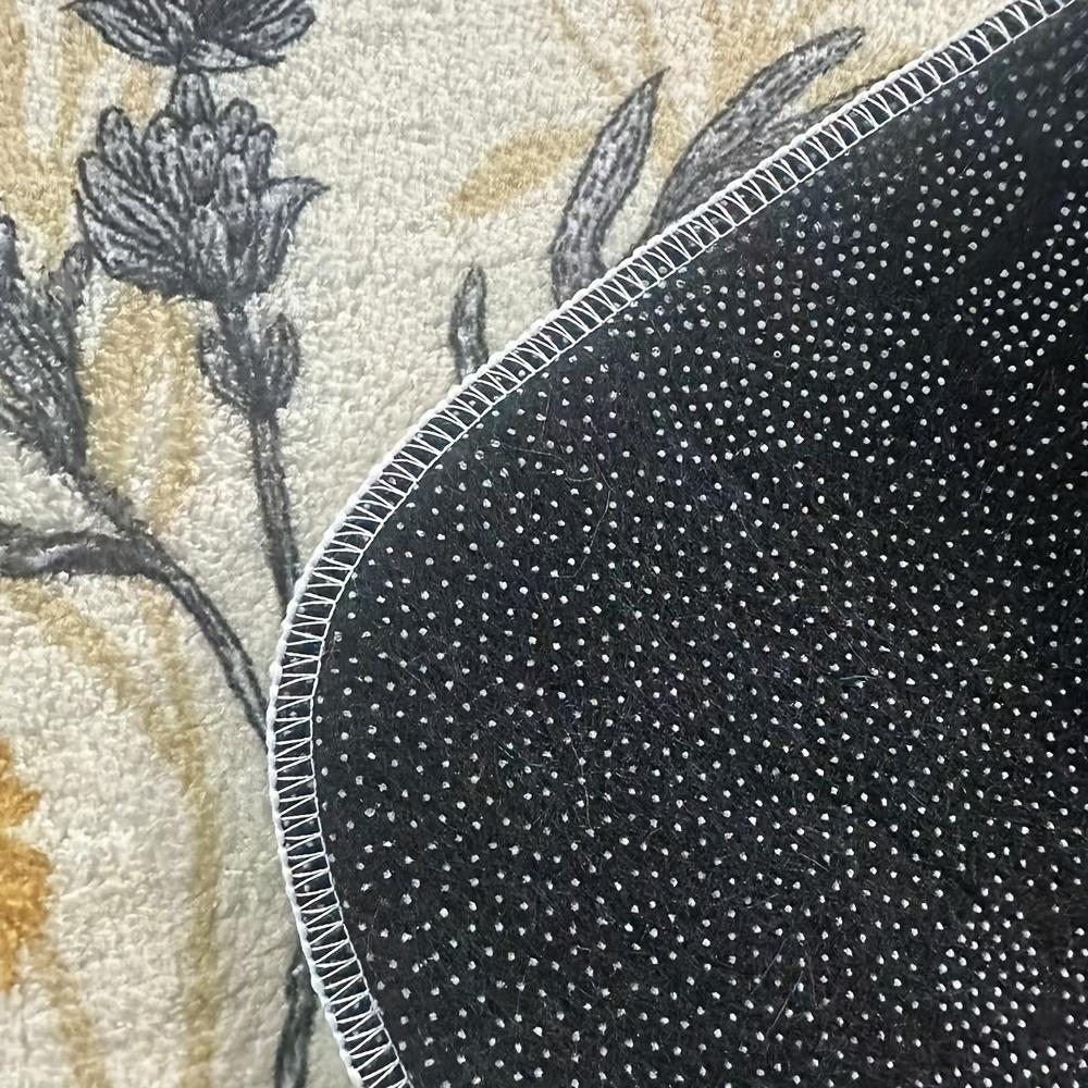 Semi-Circular Carpet Soft Foot Mat Absorbent Bathroom Mat Door Mat Living Room Carpet Rug For Bedroom Welcome Mat Home De