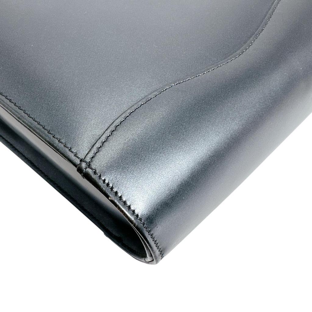 YUKIKO HANAI Plain Going Out Handbag Black Women Used