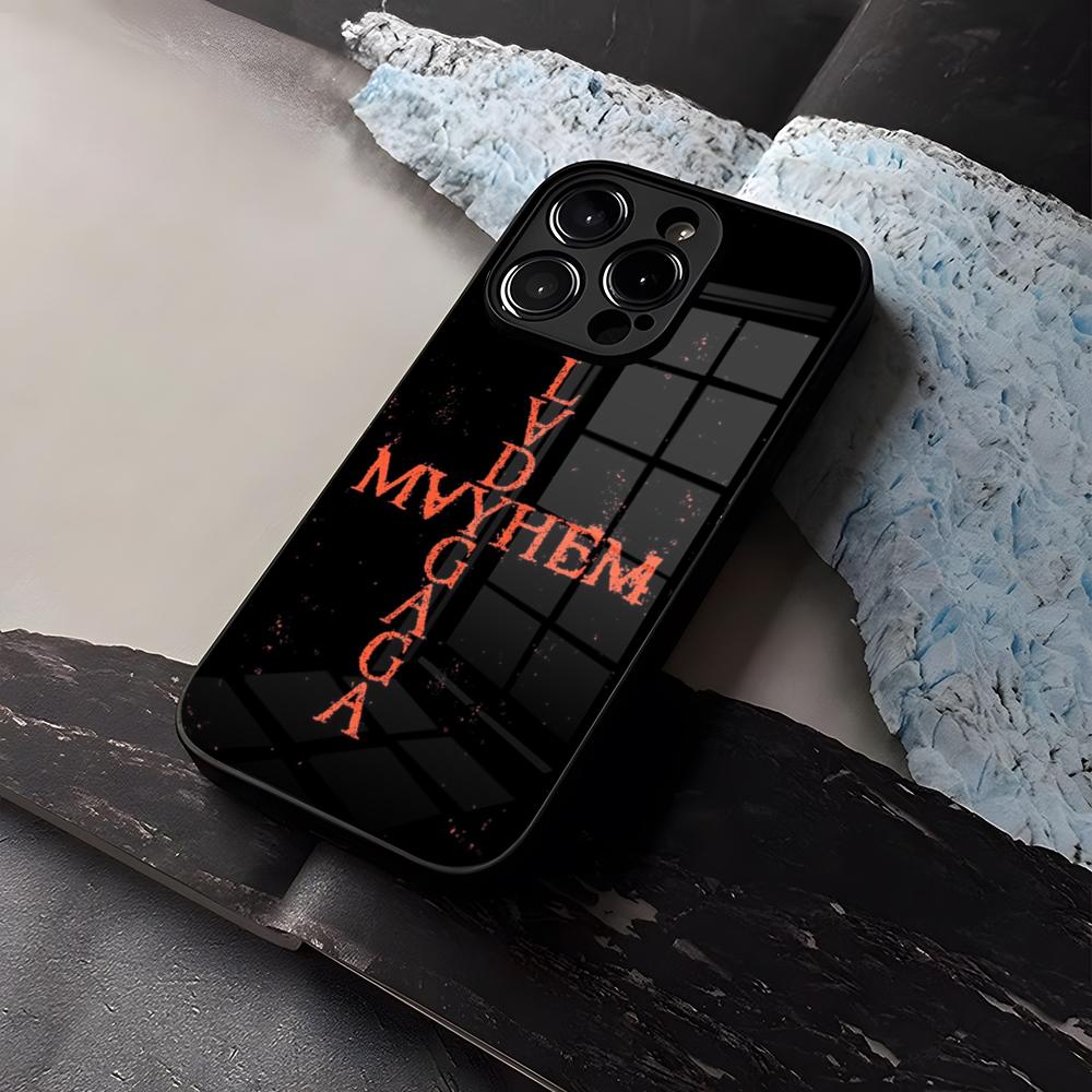 

L-LadyS G-GagaS MAYHEM Phone Case Tempered Glass For IPhone 16 13 14 12 15 11 Pro Max Plus Mini X XR SE2020 Coque iPhone 14 Plus