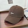 Fashion Hat Korean version of simple little whale embroidered baseball cap Japanese literary tide student versatile casual fashion cap couple
