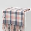 RECLOW BLOCK Tartan Check Muffler PINK