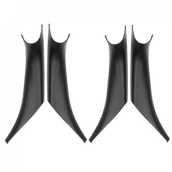 4Pcs Black Interior Door Handle Cover Pull Trim For 2018-2024 BMW X3 X4 G01 G02