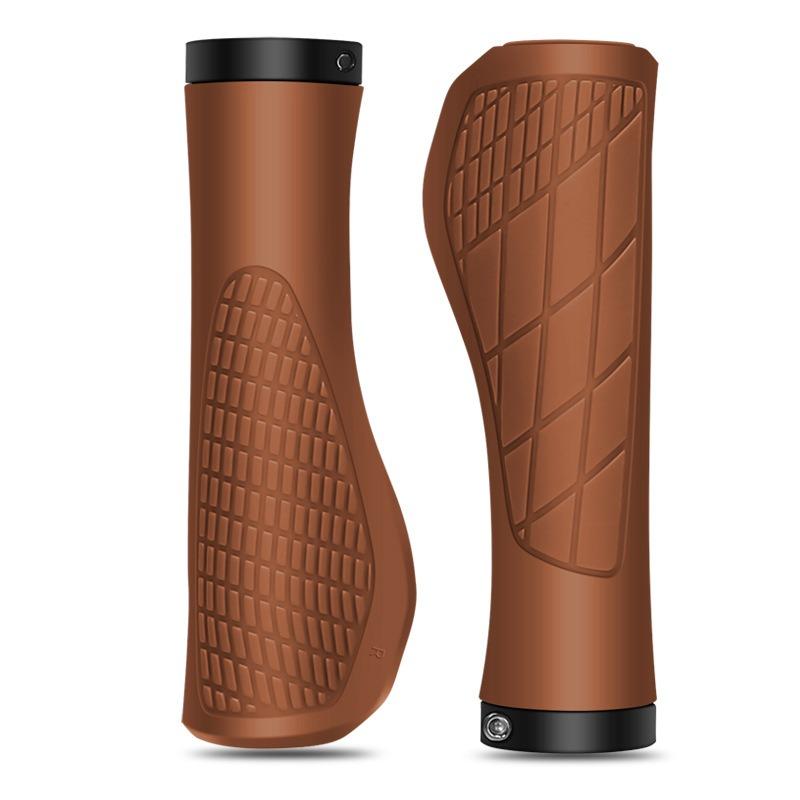 1 Pair Bicycle Handlebar Grip Shock Ergonomic Lockable MTB Mountain Bike Grips Cycling Accessories Bicycle Parts