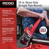 RIDGID Straight Pipe 31030 Heavy-Duty Wrench, 600mm,